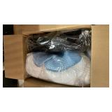 Teletrogy Shoe Washing Machine Bag w/Shoe Trees to Prevent Deformation - Sneaker Cleaner Bag Reusable Lint-Free Large Laundry Shoe Bag, Tennis Shoes Wash Kit Home Travel Essentials, White 2pcs