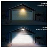 deerdance LED Barn Light, 80W 120V Hardwired Dusk to Dawn Outdoor Lighting with 10000LM 5000K Daylight, IP65 Waterproof Area Street Lights for Outdoor Barns Farmhouse Garage Yard Warehouse (2Pack)