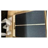 Slant Board for Calf Stretching, Adjustable Wooden Incline Board with Anti-Slip EVA Base, 300LB Capacity Portable Calf Stretcher for Physical Therapy, Squats, Ankle and Heel Support at Home/Gym