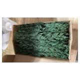 Weldomcor Christmas Artificial Pine Branches 60 Pcs Faux Norfolk Pine Stems with Red Berries, Xmas Fake Greenery Cedar Stems Plants Evergreen Picks DIY Christmas Decorations Holiday Home Table Decor