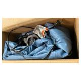 Intex Elevated 18\ Pillow Rest Queen Air Mattress with Internal Pump - Off-White/Bluein