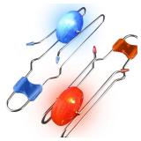 ArtCreativity Retro Light Up Gyro Wheels Toy- 2, 8.5 Inch Gyroscope Rail Twisters, Kids Classic Vintage Nostalgia Yoyo Sensory Fidget Toys, Christmas stocking stuffers for kids, Gift for boys and Girl