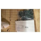 Mudder 200 Count Replacement Christmas Tree Light Bulbs 2.5v 0.425 Watt Mini Replacement Light Bulb Incandescent Wire String Lights Prelit Xmas Tree Decoration(Green Base with Warm White Bulb)