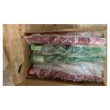 Zhengmy 4 Pcs Colorful Spiral Taper Candles, 10\ Long Twisted Wax Candlesticks for Fall, Thanksgiving, Christmas, Wedding, Birthday, Baby Shower, Anniversary, Holiday Party Home Table Decor (1 green c