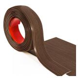Art3d Vinyl Floor Transition Strip - Laminate Floor Divider for Joining Gaps and Carpets, Brown (10 FT, 1.57in)