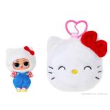 LOL Surprise Loves Hello Kitty and Friends Reversible Plush - Blind Plush with Matching Tot, Sanrio Characters, On-The-Go Play, 5 Surprises, 6 Adorable Styles!