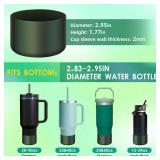 BKBY Chameleon Silicone Water Bottle Boot, Compatible with Stanley Tumbler 20 30 40oz and Hydroflask 12-24oz Bottle, Fit More Bottle/Tumblers 2.8-2.95in Bottom Anti-Slip Protector Rubber Sleeve