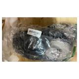 Dearfoams womens Beth Furry Foldover Boot Slipper, Black, X-Large US