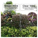 12ft x 5ft 360 LED Christmas Net Lights, 8 Modes Waterproof With Timer Low Voltage Connectable Mesh Lights for Trees, Bushes, Shurb, Garden, Outdoor Decoration(2 Pack, Green Wire, Blue)