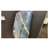 Area Rug 5x7 Rug Machine Washable Non-Slip Low Pile Print Pattern Western Rug for Living Room Bedroom Entryway Tribal Series -Darkblue