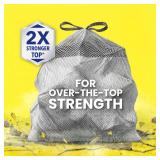 Glad ForceFlex MaxStrength Kitchen Trash Bags, 20 Gal, Fresh Clean Febreze, 80 Ct (Package May Vary)