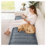 Husalari Couch Covers for Dogs, Washable Sofa Couch Cover for Pet, Couchs Covers for Cushion Sofa Pet Friendly, Non Slip Sofa Cover (27.6ftft*70.9ftft/70 x 180cm)