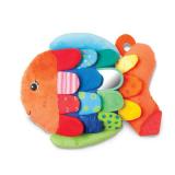 Melissa and Doug Ks Kids, Flip Fish Stuffed Animal, Soft Baby Book, Multi-Textured Squeaking and Crinkling Infant Sensory Toys for Babies with Baby Mirror, Tummy Time Toys for Infants Ages 09 Mont