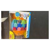 Melissa and Doug Ks Kids, Flip Fish Stuffed Animal, Soft Baby Book, Multi-Textured Squeaking and Crinkling Infant Sensory Toys for Babies with Baby Mirror, Tummy Time Toys for Infants Ages 09 Mont