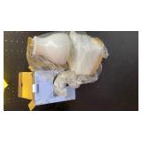 SOKCVSEA Candle Warmer Lamp - Candle Lamp Warmer with Timer, Birthday Gifts for Mom Women, House Warming Gifts New Home Decor,Wax Melt Warmer with 2 Bulbs F.White Gold