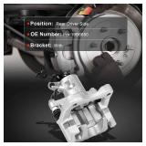 cciyu Rear Left Brake Caliper Assembly w/Bracket 19B6650 2010-2013 For Audi For A3,2013-2019 For Volkswagen For Beetle,2011 For Volkswagen For Golf,2012-2018 For Volkswagen For Jetta