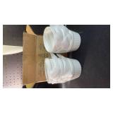 YAZYLIFE Ramekins 6oz Oven Safe,Creme Brulee Ramekin and Souffle Dishes,Porcelain Baking Bowls,Dipping Sauce Dish.Pudding Cups,Set of 6, White