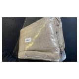 MIULEE 100percent Blackout Polyester Textured Curtains for Bedroom Solid Thermal Insulated Cream Grommet Room Darkening Curtains and Drapes Luxury Decor for Living Room Nursery 52 x 90 Inch (2 Panels)