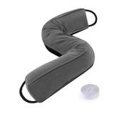 Sunolga Door Draft Stopper Blocks Hot and Cold Air with Removable Washable Cover for Bottom of Door and Window, All-Season Seal for Wind, Noise, Seal for Gaps Up to 3\, Home Essentials, 12\in, Grayin