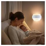 LightInTheBox Modern Wall Sconce Indoor Wall Light Fixture Half Moon Metal Wall Lamp White for Stair Hallway Home Theatre Bedroom (1PCS)