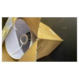 Boncoo Touch Control Table Lamp, 3 Way Dimmable Simple Night Light Lamp with White Lampshade Silver Metal Base, Small Bedside Table Lamp for Bedroom, Office, Dorm, A19 9W 3000K Bulb Included