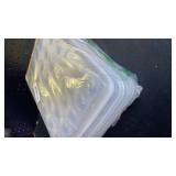 FACULX 3 Pack Deviled Egg Containers with Lid and 8 Pcs Deviled Egg Injector Piping Tool, Egg Organizer for Refrigerator, Fridge Stackable Countertop Portable Egg Platter (transparent-3 packs)