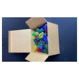 Battery Operated Christmas Lights, 16.5FT 4 Color 50 Bulbs LED Outdoor String Light, 8 Light Modes Xmas Tree Decor Indoor Lights for Holiday Season Christmas Wreath Garland Tree Fireplace Decorations