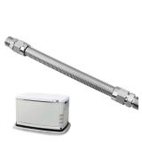 HQPASFY 0L4836A Fuel Line Flex 3/4\\in Fuel Supply Flex Hose No PVC Replace# 0D3031 Stainless Steel Flex Hosesin