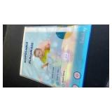 Disposable Stick-on Placemats 40 Pack for Baby and Kids, Toddler Placemats in Reusable Pouch 12\ x 18\in (Blue Ocean Life)in