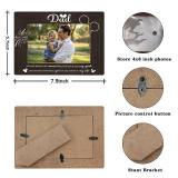 Memorial Gifts for Loss of Dad, Memorial Gifts, Wooden Picture Frame, Healing Grief Gift for Loss of Dad, Sympathy Gifts for Losing a Dad, Bereavement Condolences Gifts, Fits 4x6 In Photo
