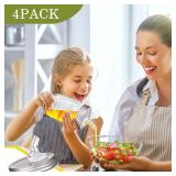 Mason Jar Pour Spouts. free flow Mason Jar Pour Spouts, mason jar for spout regular mouth size 70mm dispenser germination cover. Suitable for any liquid. Leak-Proof 4-Pack + 8 Lid Caps (silver color)