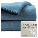Loesuona Super Soft Fleece Dog Blanket - 2 Pack, Dog Blankets for Small Dogs, Dog Blankets for Medium Dogs Washable, 24\x16\in Puppy Blankets for Couch, Cat Blanket,All-Season Comfortin