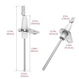 UnibLn (2Pack) 632484R - Nordyne Intertherm Miller Furnace Flame Sensor Rod Tappan Compatible with Frigidaire for Gas HVAC Systems