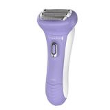 Remington Smooth and Silky Electric Shaver for Women, 4-Blade Smooth Glide Foil Shaver and Bikini Trimmer with Almond Oil Strip, Shave Wet or Dry