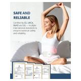 Slimpal Portable Heating Pad for Period Cramps, Electric Cordless Heating Pad for Menstrual Cramps Relief, 3 Timer Auto Off Setting, Wearable Heat Pad Belt, Beige