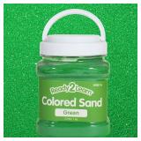 Ready 2 Learn Colored Sand | Green | 2.2 lbs | Play Sand for Kids | Perfect for Arts and Crafts and Sensory Bins