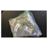 FantaLook Long Silvery Grey 2 Pigtail Wig with Bandana for Halloween