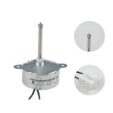 CHANCS TYC-40 AC 12V Fiber Optic Color Wheel Motor CW/CCW 35mm Shaft Synchronous Motor TYZ42 Electric Motor Replacement for Fiber Optic Light Christmas Ornamen