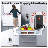 Power Failure Alarm WiFi, Smart Power Outage Alarm with App Notifications, Mini Size Freezer Alert with Loud 110dB and LED Indicator and Voltage Detection, Home Power Monitor for GFCI Trips, Sump Pump