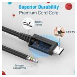 MARSDOCK 45W Charger for Nintendo Switch - 15V 2.6A AC Adapter Fast Charging with 5FT USB C Cord - Compatible with Switch Lite, OLED, Steam Deck - Support TV Mode