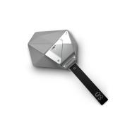 Aulumu A09 Geometric AirPods Pro 2 Case [2nd/1st Generation] with Lock | Protective Cover with Nylon Buckle | Alloy Armour | Compatible with Apple AirPods Pro(2023/2022/2019) - Gray