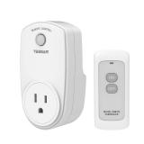 Remote Control Outlet, TESSAN Wireless Electrical Plug Switch for Lights, Lamps, Fans, 100ft RF Range, 1200W (1 Remote + 1 Outlet)
