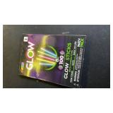 JOYIN 100 Pcs 8\ Glow sticks Bulk Party Favors Pack, Neon Glow in the Dark Party Supplies, Light Up Necklaces and Bracelets with Connectors, Easter, Football, Birthday Decorationsin