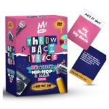 Throwback Lyrics 90s and 2000s Hip-Hop and RandB Finish The Lyrics Game and Charades | 250 Cards Includes Stickers and Playlist | Adult Party Game for Hilarious Paries, Birthdays, Date Night and Gifts