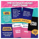 Throwback Lyrics 90s and 2000s Hip-Hop and RandB Finish The Lyrics Game and Charades | 250 Cards Includes Stickers and Playlist | Adult Party Game for Hilarious Paries, Birthdays, Date Night and Gifts
