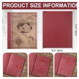 Funrous Important Document Organizer 2026 Life Book Document Binder in Case I Go Missing File Organizer with Labels Expanding File Folder for Family Papers Birth Certificates Christmas New Year Gifts