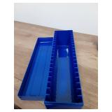 Plastic Coin Slab Storage Box, Coin Storage Box Case for NGC, PCGS, PMG, and Premier Coin Holders, Coin Holder Organizer Boxes with 20 Slots, Only Box, Blue - Retail: $10