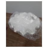 Small White Lotus Ceramic Decorative Bowl,Ruffle Lotus Leaf Decor Bowl with Gold Trim for Coffee Table Counter,Beautifully Catch All Bowl for Keys Coins near Entryways,Capacity about 2 Cups - Retail: 