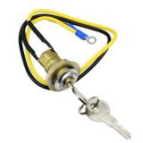 Firmusparts Ignition Switch 8N3679C with 2 Keys 2 Wires Compatible with Ford Tractor 2N 8N 9N NAA Jubilee 501 600 601 700 701 800 950 Compatible with John Deere Tractor 40 50 60 70 330 420 6030 7020 -