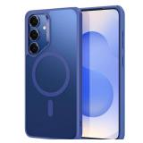 ESR for Samsung Galaxy S25 Plus Phone Case, Compatible with MagSafe, Magnetic Case for S25+ Plus, Military-Grade Protection, Yellowing Resistant, Classic Series, Frosted Blue - Retail: $16